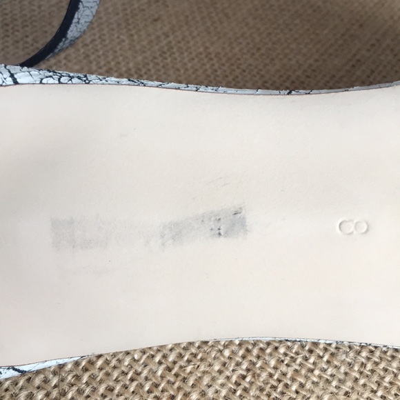 NWOT J Crew Crackle Finish Ankle Strap Heel - Picture 8 of 8